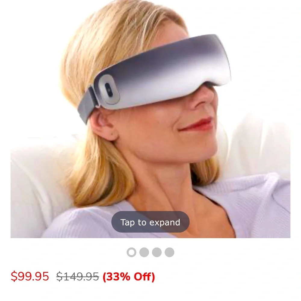 Heated eye massager. New in box!
